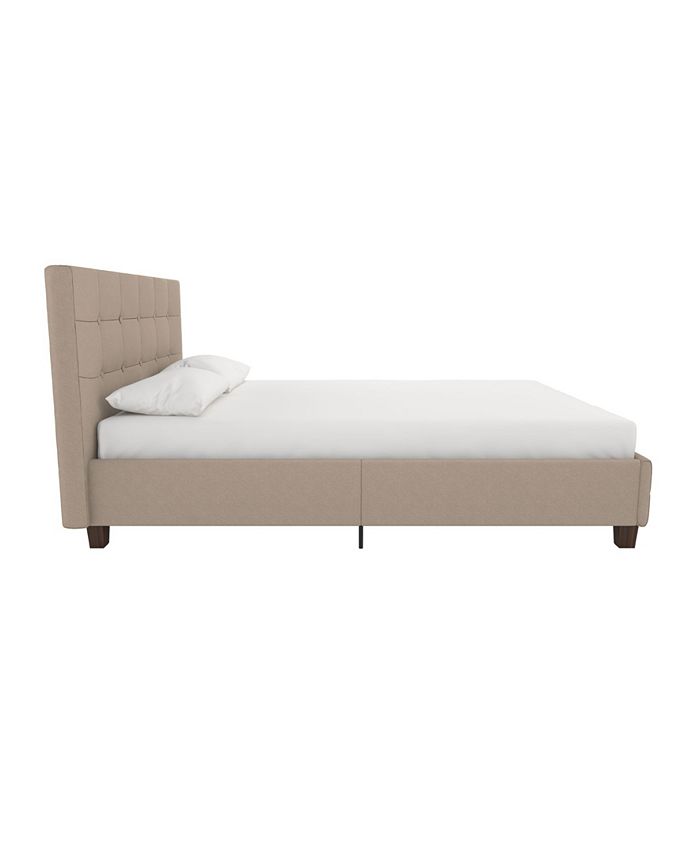 EveryRoom Ryder Linen Upholstered Bed, Full Size Macy's