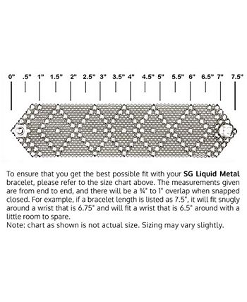 SG Liquid Metal - B50-AS Silver Mesh Bracelet