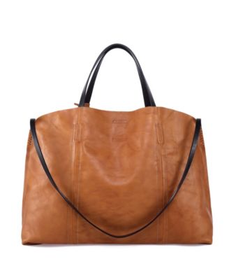 Women's Genuine Leather Forest Island Tote Bag