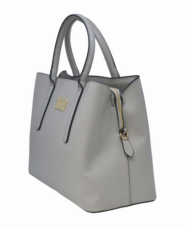 Aubrey Square Straw Satchel