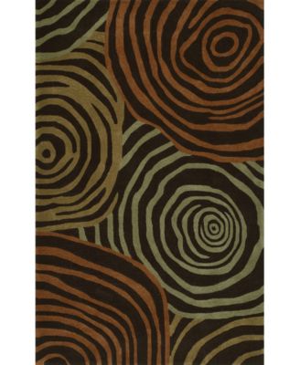 D Style Luka Luk49 Chocolate 9' X 13' Area Rugs - Macy's