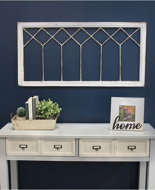 Stratton Home Decor Stratton Home Decor Distressed Window Panel