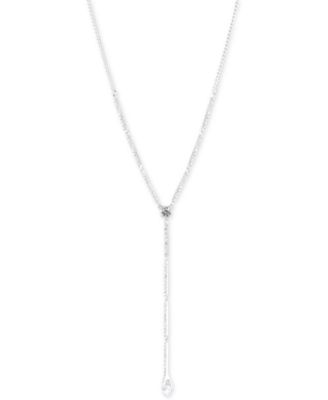 Givenchy Crystal Lariat Necklace, 16