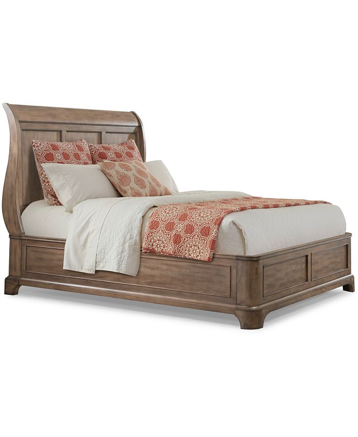 Furniture Gunnison Solid Wood Queen Bed Macy's