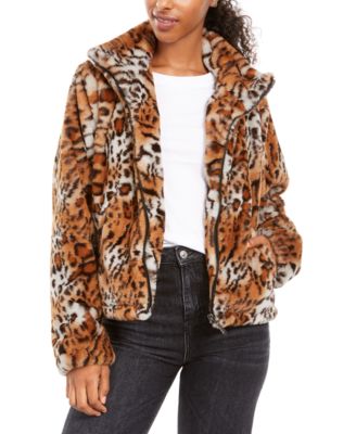 macy's leopard print jacket