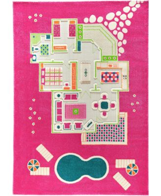 IVI - Playhouse Pink 3D Play Rug