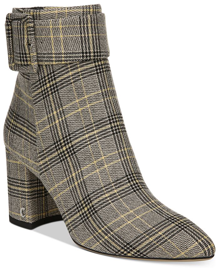 Sam Edelman Women's Hardee Fashion Bootie - Round Toe Block Heel Ankle Boot With Side Zip - View #5