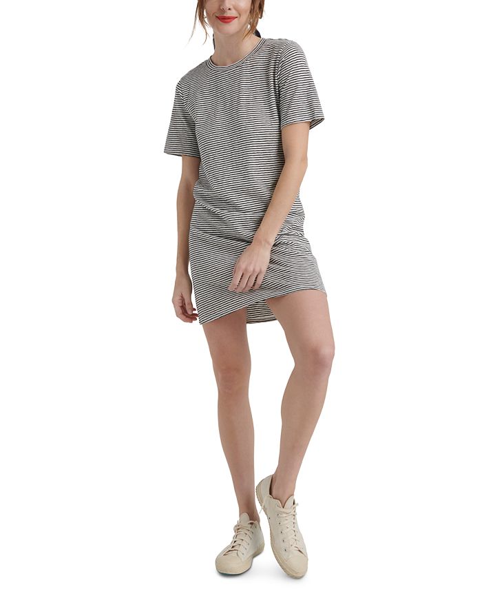 Lucky Brand Cotton Striped Pullover TShirt Dress Macy's