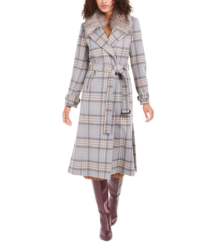 Vince camuto 2025 plaid jacket