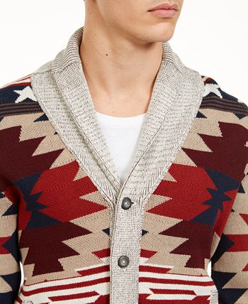 American Rag Men's Southwest Cardigan Sweater, Created for Macy's - Macy's