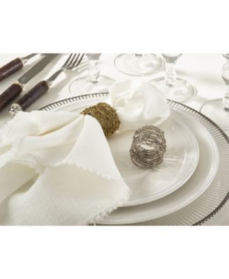 Metal Design Napkin Ring, Set of 4