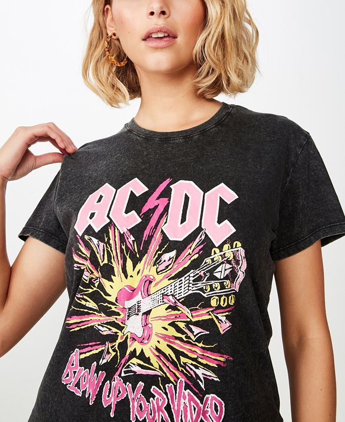 COTTON ON Classic Acdc T Shirt & Reviews Tops Women Macy's