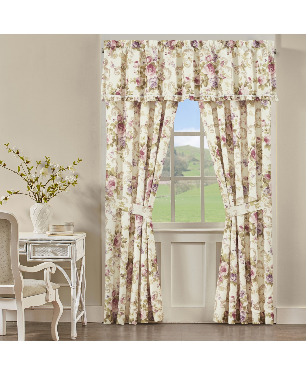 Shop Royal Court Chambord Window Valance In Lavender