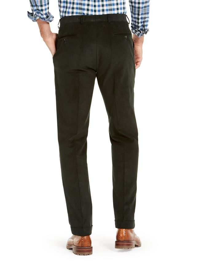 reverse pleated pants