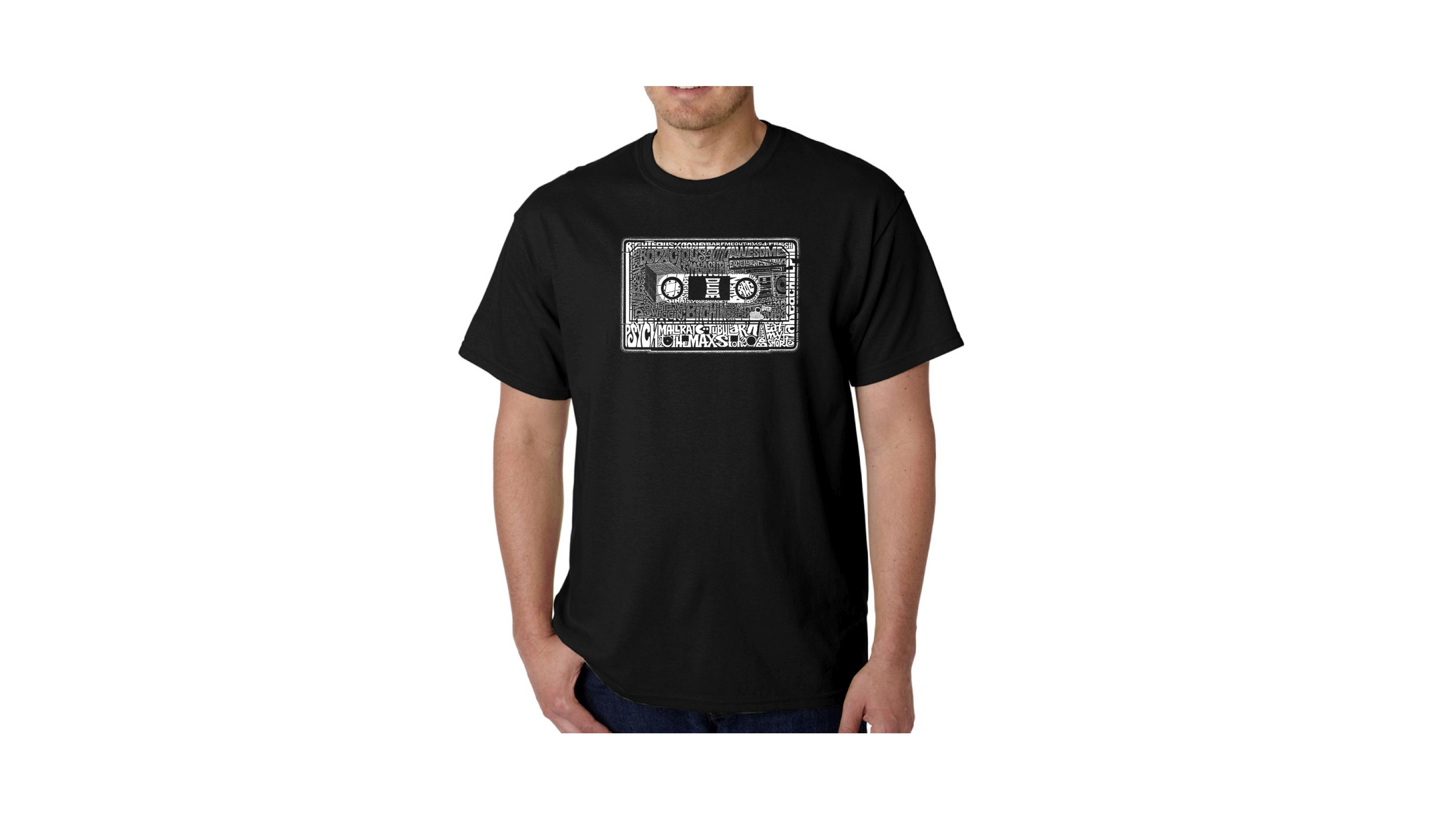 La Pop Art Men's Word T-Shirt - The 80's