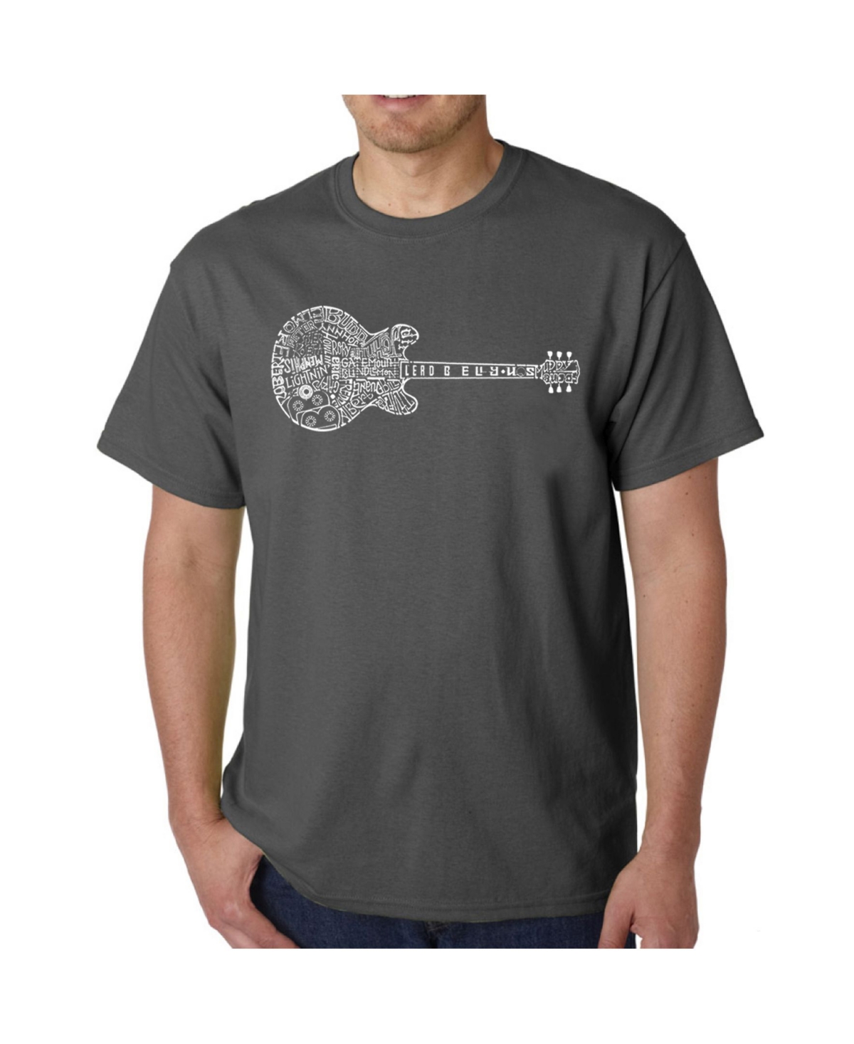 La Pop Art Men's Word Art T-Shirt - Blues Legends