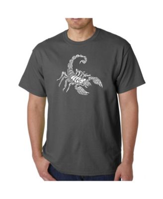 Men's Word Art T-Shirt - Types of Scorpions