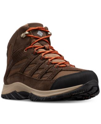 Breathable Columbia Mens Redmond Mid Waterproof Boot High-Traction Grip Hiking
