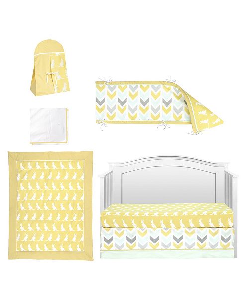 Pam Grace Creations Honeydoo Kangaroo 6 Piece Crib Bedding Set