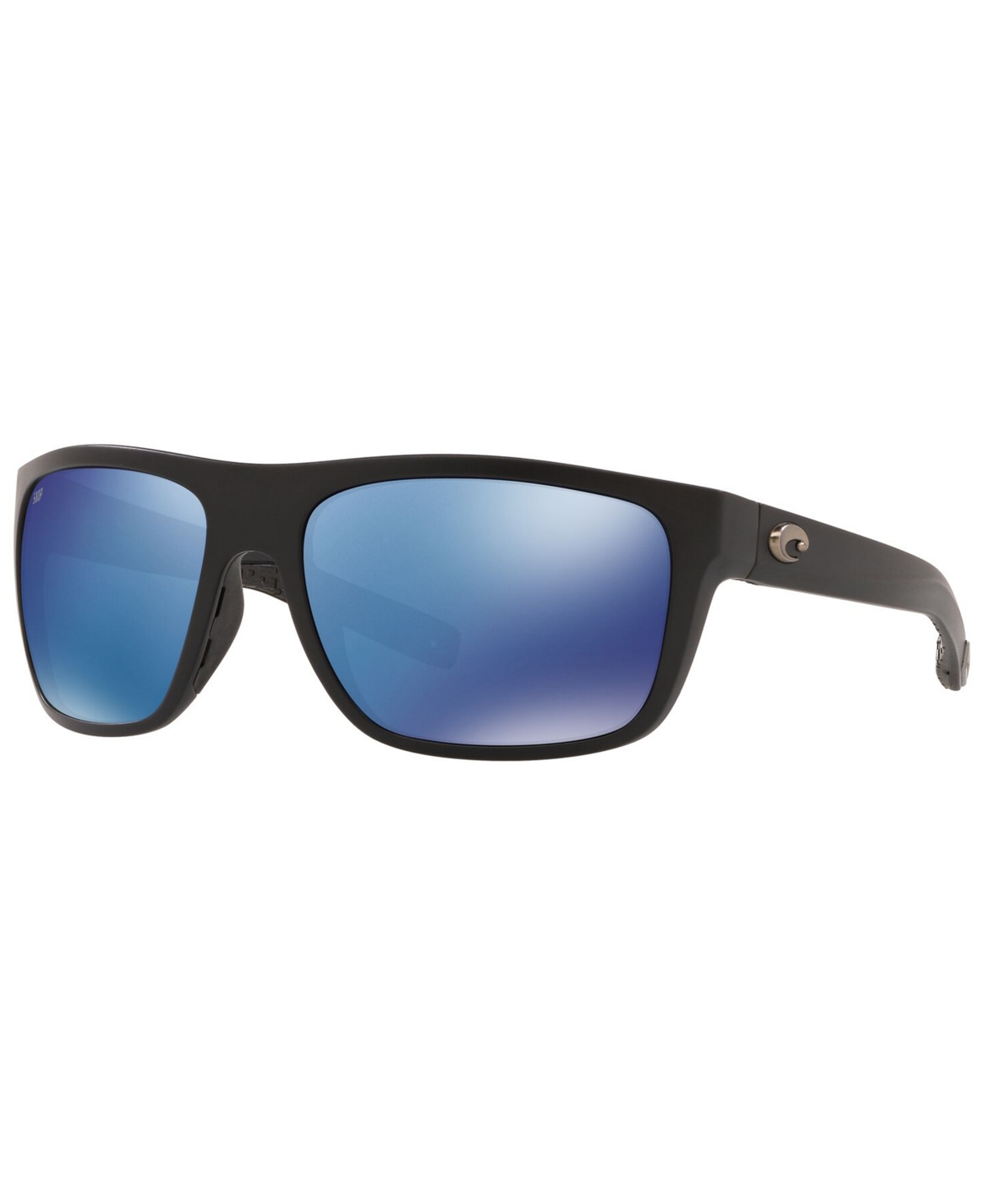Costa Del Mar Men's Polarized Sunglasses, Broadbill 61 In Blk,blue Pol