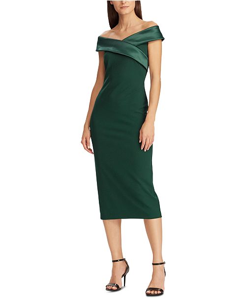 Satin Collar Cocktail Dress Created For Macy S