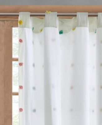 Stella Dot Metallic Embroidered Lined Window Panel, 50" x  84"