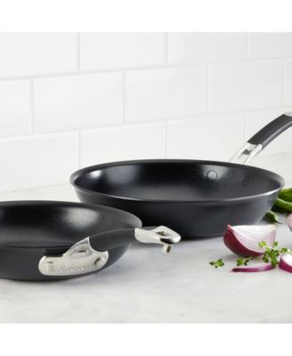 SmartStack 10" & 12" Hard-Anodized Nesting Skillet Set