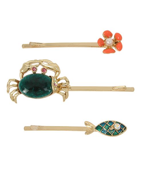 Betsey Johnson Mixed Sea Life Charm Hair Pin Set Reviews All