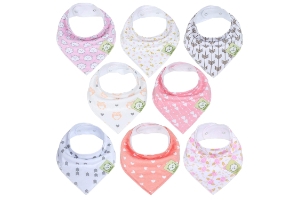 KeaBabies Baby Boys and Girls Organic Burp Cloths