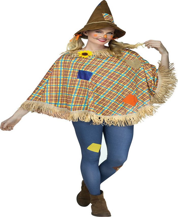 BuySeasons Buy Seasons Women's Scarecrow Poncho Costume Macy's