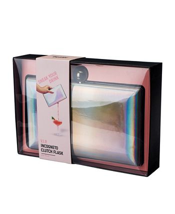 Blush flask top clutch purse