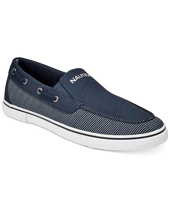 nautica white canvas shoes