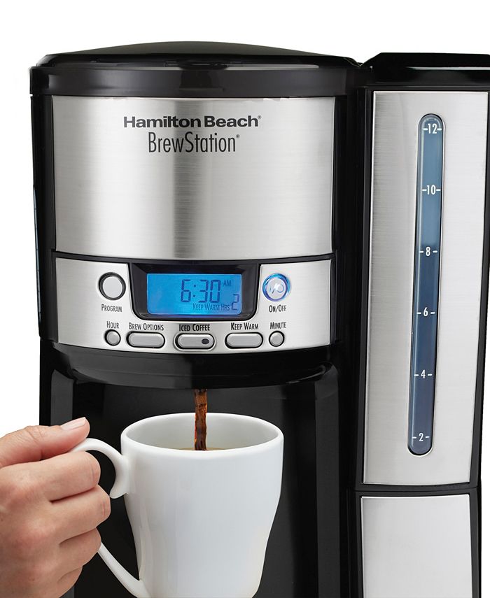 Hamilton Beach 12 Cup BrewStation Dispensing Coffee Maker Macy's