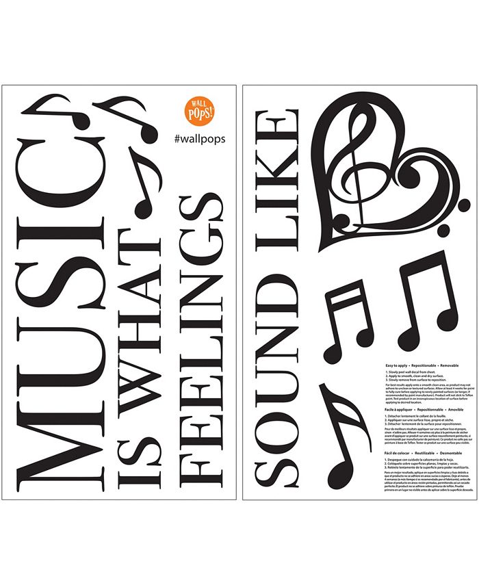 WallPops Feeling Music Wall Quote Macy's