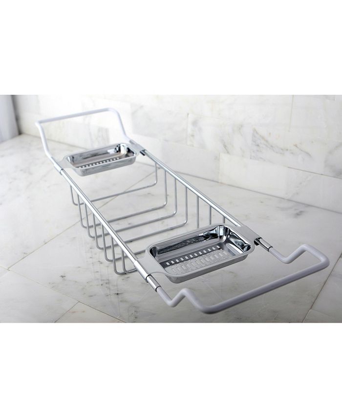 Kingston Brass Vintage Clawfoot Bath Tub Shelf in Polished Chrome Macy's