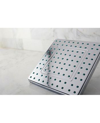 Kingston Brass - Claremont Full Spray Square Rain Shower in Polished Chrome