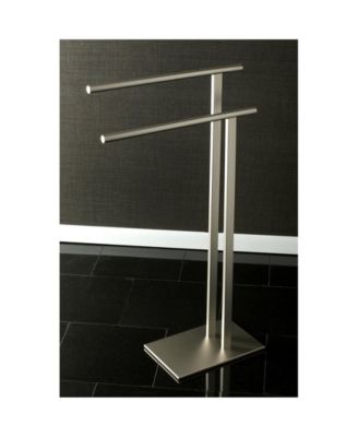 Double L Shape Pedestal Towel Holder