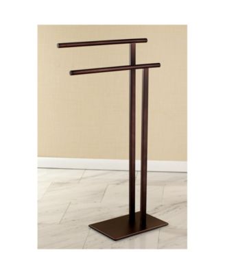 Double L Shape Pedestal Towel Holder