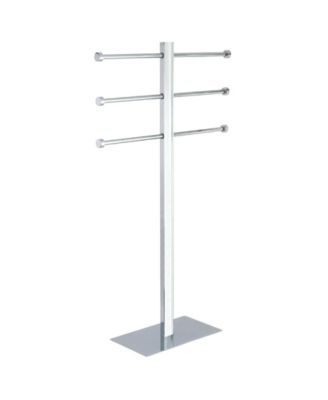 Kingston Brass - Edenscape Freestanding Stain Steel Towel Holder with Rectangular Base in Polished Chrome