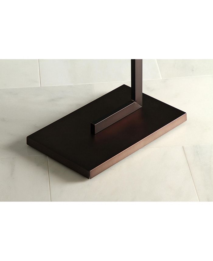 Kingston Brass - Modern Pedestal Dual Towel Rack
