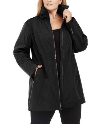 calvin klein performance plus size hooded jacket