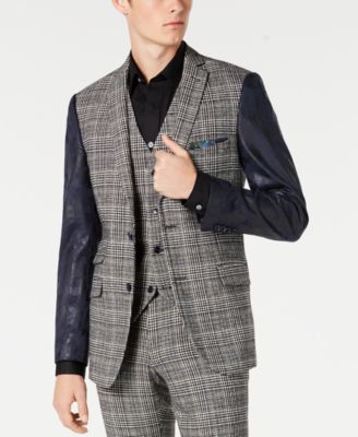 paisley and gray sport coat