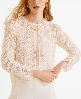 MANGO Lace Blouse \u0026 Reviews - Women 