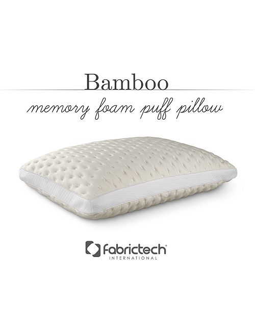 Fabrictech Fabric Tech Bamboo Memory Foam Pillow Reviews