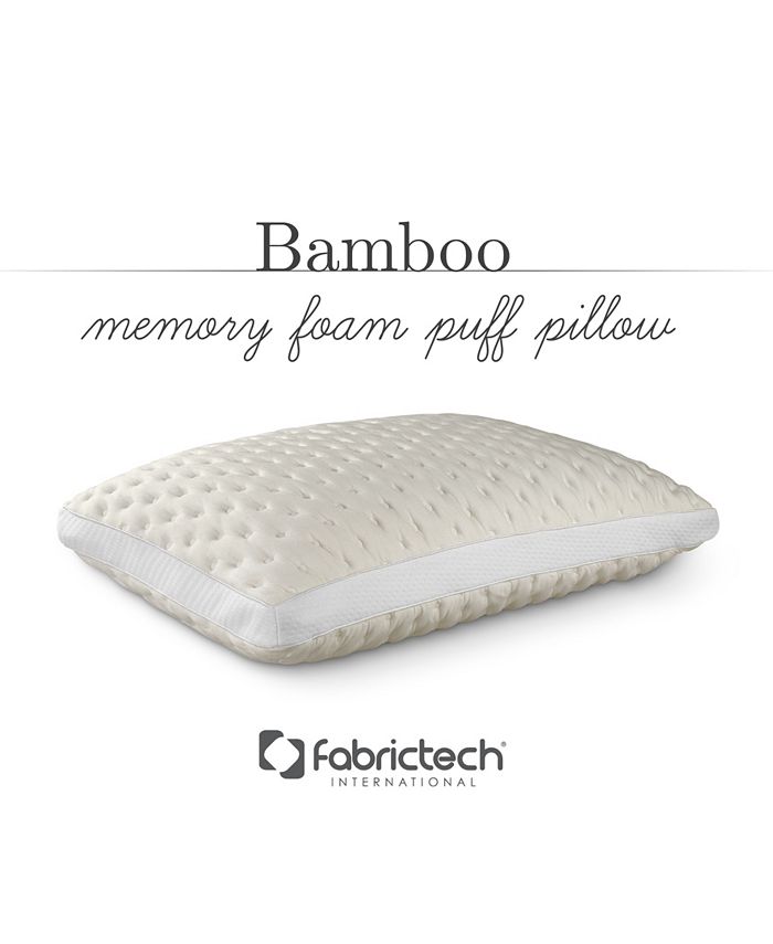 FabricTech - Fabric Tech Bamboo Memory Foam Pillow
