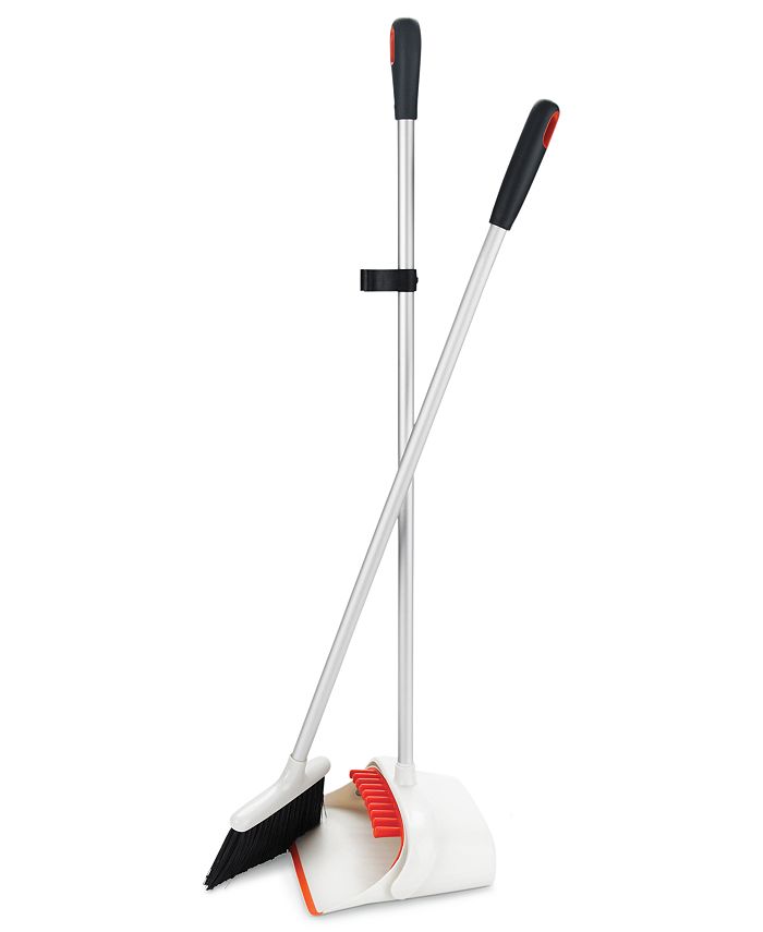 Broom and Dustpan Set Upright and Lightweight Dustpan and Brush