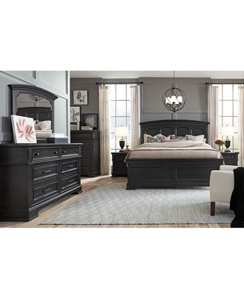 Furniture - Townsend Bedroom , 3-Pc. Set (California King Bed, Nightstand & Dresser)