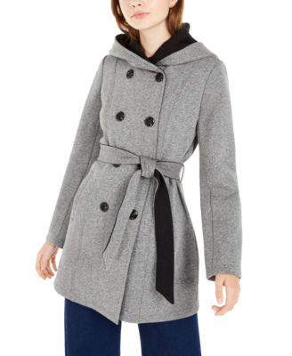 fleece trench coat