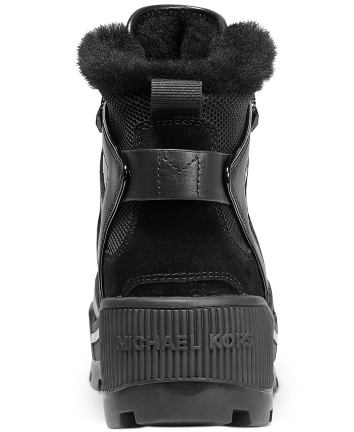 michael kors brooke mixed media boot