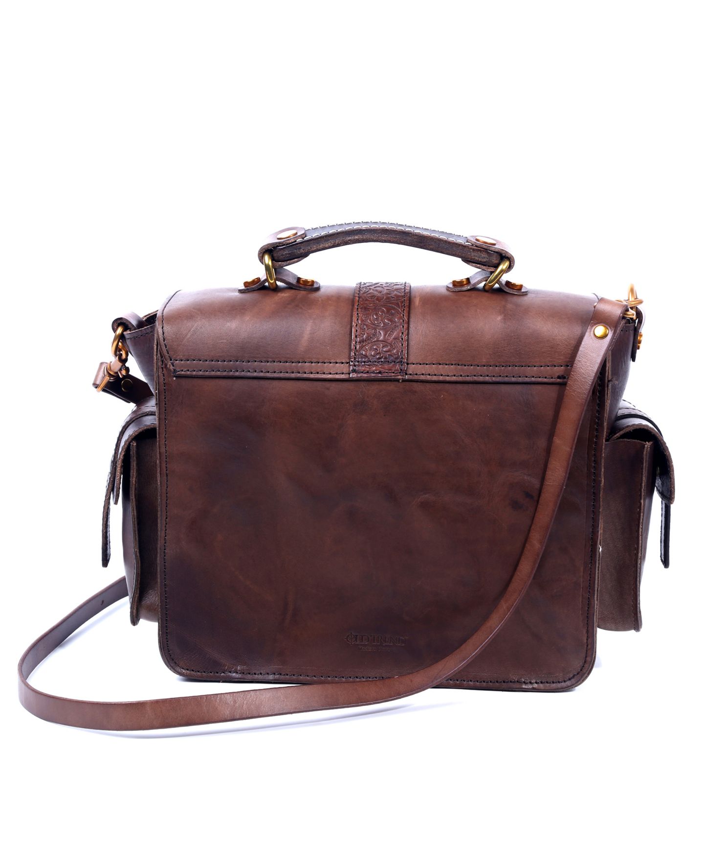 Женская сумка OLD TREND Genuine Leather Valley Breeze Crossbody, цвет: Серо-коричневый — фото 4
